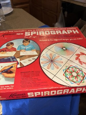 Vintage Kenners Spirograph Drawing Kit 1967