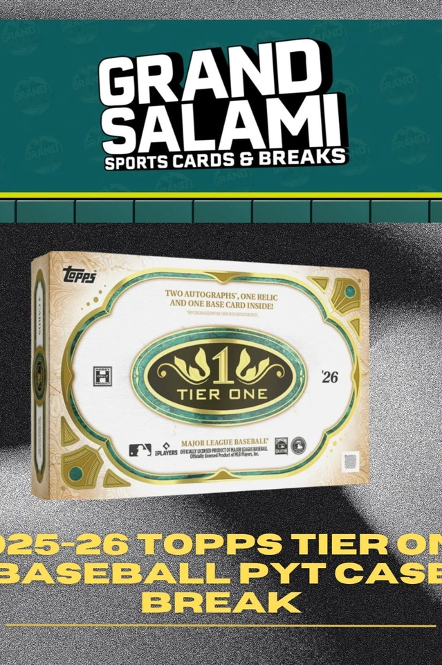 2026 Topps Tier One PYT Case Break #B26