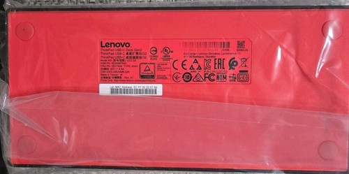 Lenovo ThinkPad USB-C Dock Gen 2 40AS0090US with Power Supply & Data Cable New - Picture 7 of 7