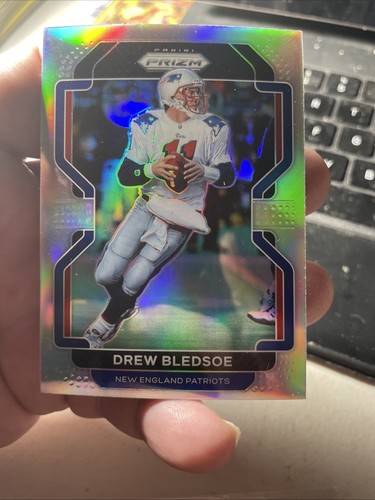 2021 Panini Prizm #102 Drew Bledsoe Silver Prizm New England Patriots - Picture 1 of 2
