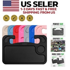 Steering Wheel Desk Tray for Car Eating and Laptop Use Road Trip Accessory