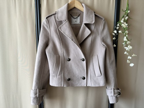 Belle & Bloom Better Off Military Peacoat - SAND - Size XS - Picture 4 of 12
