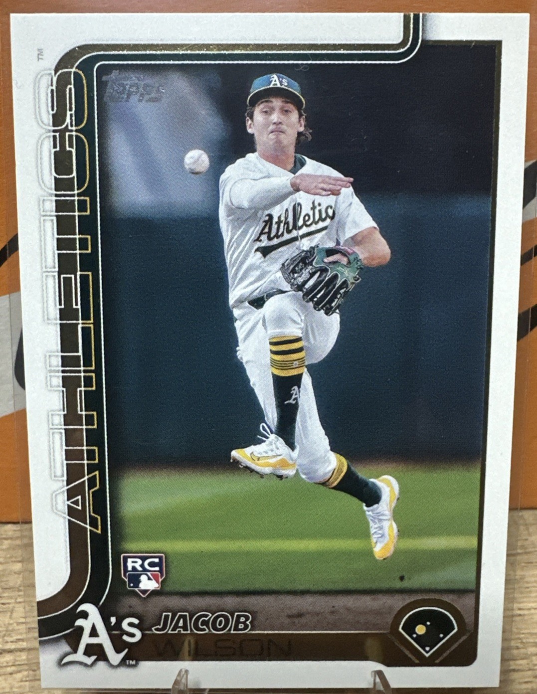 Jacob Wilson 2025 Topps #314 rookie A’s