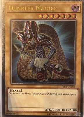 Yu-Gi-Oh! Dunkler Magier, YSYR-DE001, Ultimate Rare, 2. Auflage, Deutsch, NM