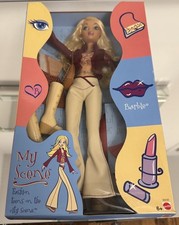 My Scene Barbie Doll Tan Bell Bottoms 2002 Mattel New In Box Vintage