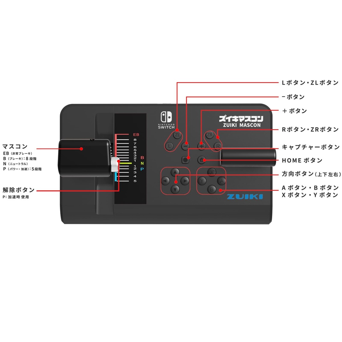 ZUIKI MASCON Go By Train Densha de Go Nintendo Switch One