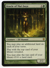 MTG Oracle of Mul Daya Zendikar Regular LP - Magic the Gathering 2009-lkmg