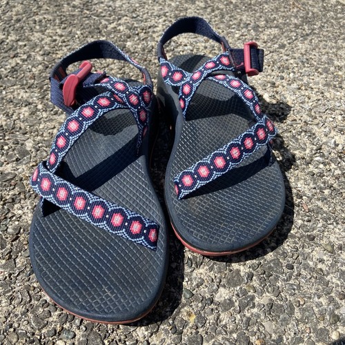 Chaco Z/1 Classic Gorpcore Sandals Womens 7 Hiking Camping Geometric Floral - Picture 2 of 9