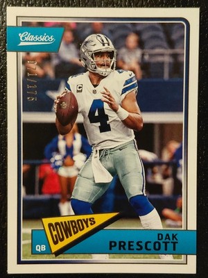 2018 Panini Classics Blue Back #26 Dak Prescott /175