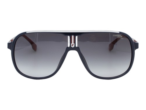 Carrera 1007/S PJP90 Navy White Gray Gradient Men's Sunglasses 62-10-140 W/Case - Picture 3 of 4