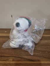 Aurora World Plush - Palm Pals - SNOOPY Red  Green Beanie  Peanuts - 5 inch 