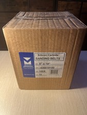 Mercer 8x19 Silicon Carbide Sanding Belts 100X Grit 10 Pack 436819100 New Sealed