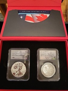【レア品】2019 Pride of Two Nations 銀貨2枚セット 2019 Pride of Two Nations 2-Coin Limited Edition Set (Silver