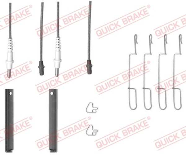 Quick Brake ZubehöRsatz Scheibenbremsbelag 109-1280X FüR Vito Mercedes Bus W638-image