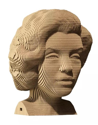 Marilyn Monroe - Cardboard 3D puzzle💛💙 - Picture 4 of 8