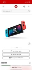 Nintendo Switch OLED Model HEG-001 Handheld Console - 64GB - Black/Neon Red/Neon