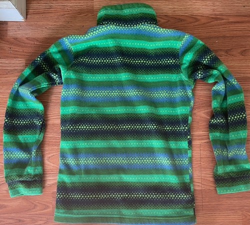 Youth COLUMBIA Dots & Stripes Colorful Full Zip Fleece Jacket, Youth Med (10/12) - Picture 5 of 8