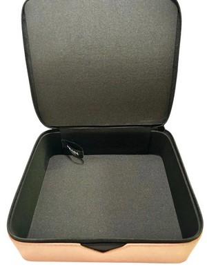 PRADA BEAUTY Pink Black Makeup Bag Pouch Cosmetic Bag Clutch