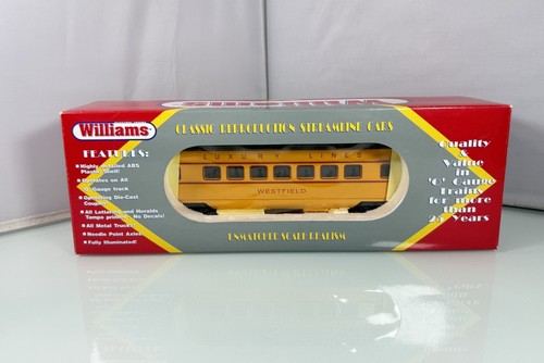 Williams O Gauge Luxury Lines 2482 “Westfield” Illuminated Passenger Car w/ Box - Picture 18 of 21