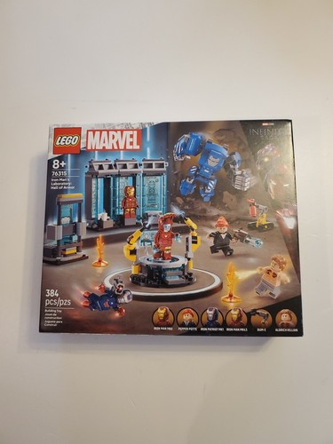 LEGO Marvel Iron Man’s Laboratory: Hall of Armor 76315 Building Toy Set New Gift