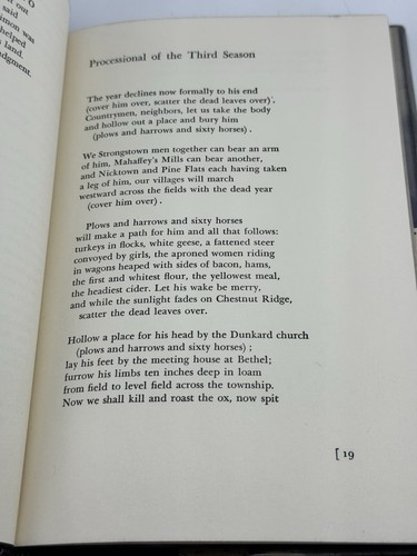 Malcolm Cowley Blue Juniata Collected Poems 1968 First Edition - Imagen 10 de 10