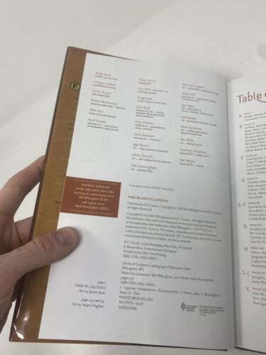 Fables Encyclopedia by Jess Nevins with Bill Willingham (2013, Hardcover) - Picture 5 of 6