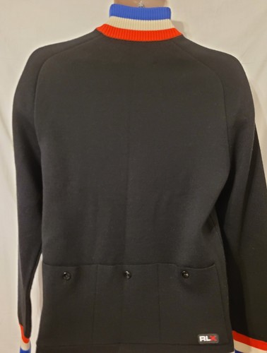 NEW RLX RALPH LAUREN MEN'S FULL ZIP MERINO LIGHT WEIGHT WOOL JACKET, SIZE SMALL - Picture 7 of 13