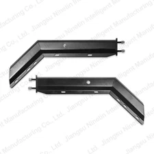 45 Degree angled 2-1/2" bolt space 30 inch mud flap hanger for semi truck