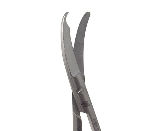 Northbent Suture Curved Scissors 3.5" BL/BL Surgical Medical Veterinary Tools - Picture 3 of 3