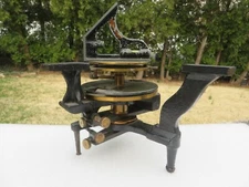 Antique Brass Cast Iron Scientific Instrument Spectrometer  London 192 Spect