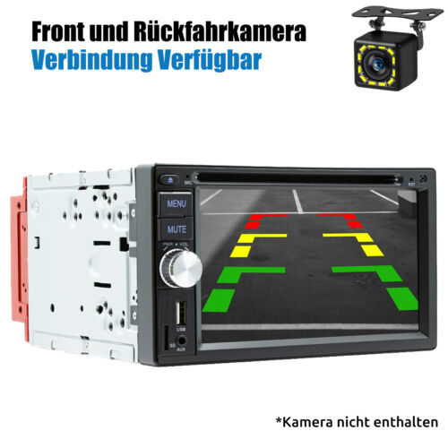 Doppel 2 DIN Carplay Autoradio Android Auto CD DVD AM RDS Bluetooth 3 USB TF AUX - Bild 8 von 16