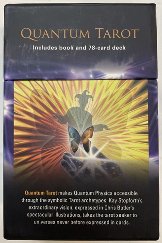 Quantum Tarot: Rare 1st Ed. with Cards, Box, 200-pg book Used Great Condition - Picture 3 of 12