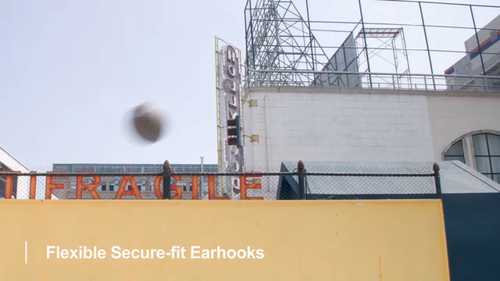 PHILIPS GO A7507 Wireless Sports Headphones with Noise Canceling Pro ANC - Video 1 of 1