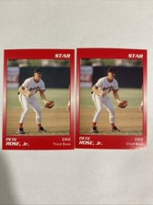 (2) 1989 Pete Rose Jr. Star Rookie #175 MINT