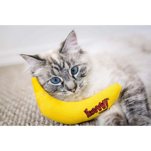 3X YEOWWW BANANA CATNIP FILLED BANANA CAT TOY 100% PURE STRONG CATNIP ORGANIC - Picture 3 of 4