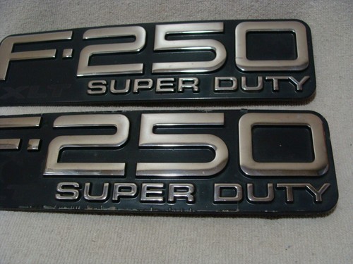 1999 04 FORD F-250 XLT SUPER DUTY SIDE EMBLEMS R1 - Picture 3 of 5