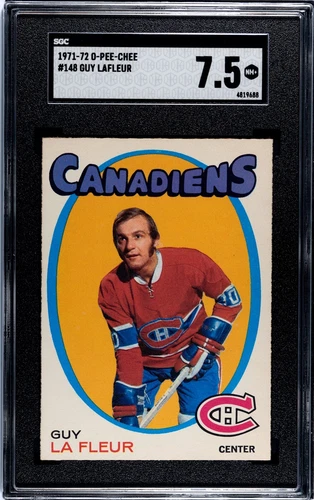 1971-72 O-Pee-Chee GUY LaFLEUR ROOKIE Montreal Canadiens #148 SGC 7.5 NM+