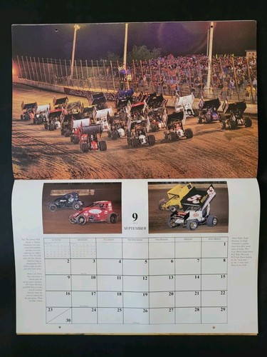 2012 Sprint Car 12-Month 11" x 17" Calendar, Kruseman/Clauson/Pittman/Saldana - Picture 10 of 15