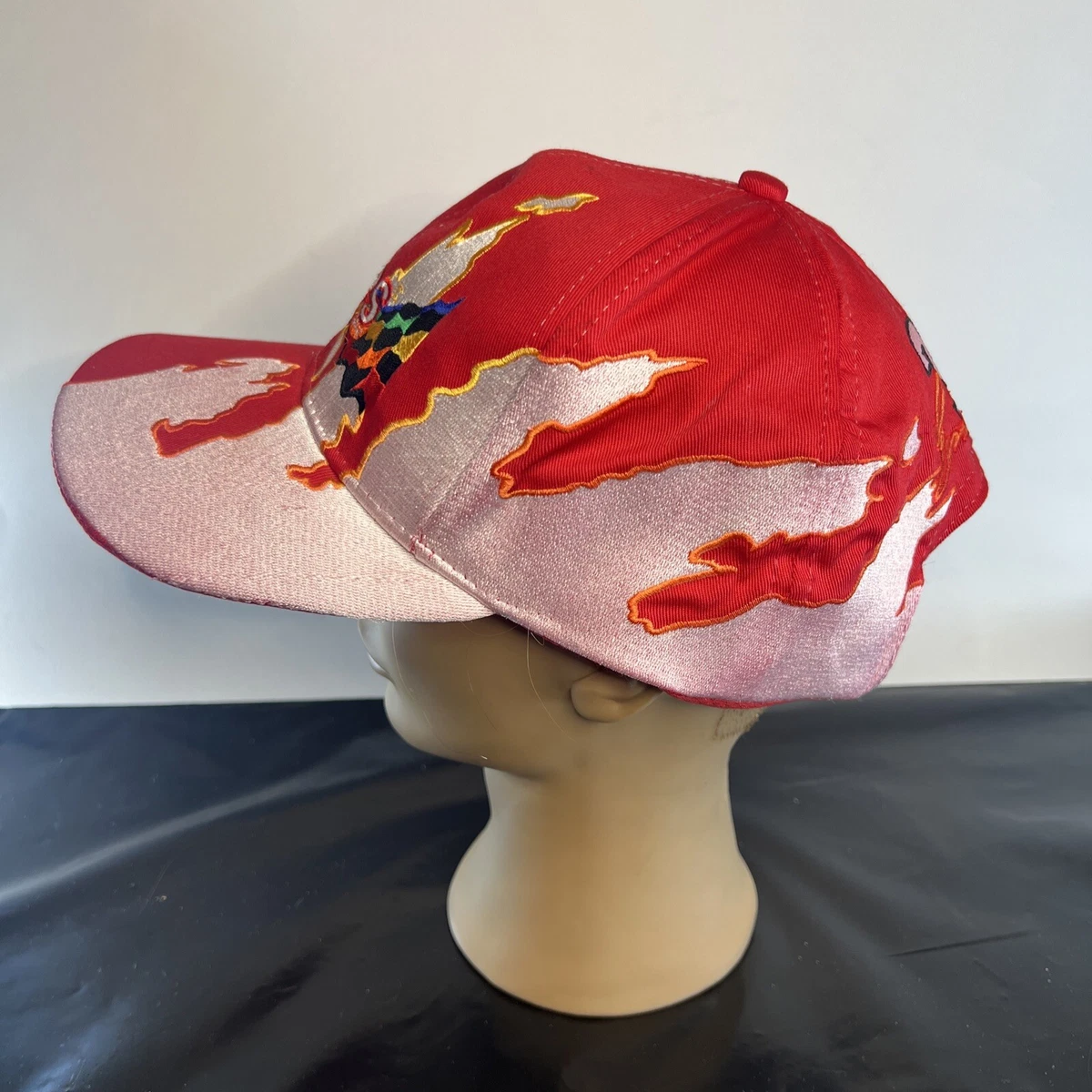 Vintage Skittles Racing Hat 90s NASCAR Ernie Irvan Cap Strapback