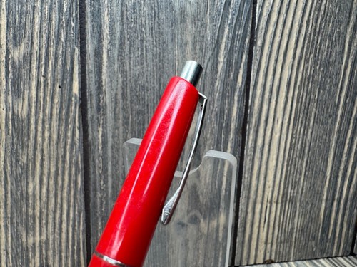 Vintage roter Continental Airlines Kugelschreiber mit Clip - Bild 5 von 5