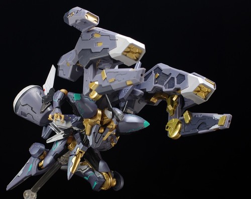 Revoltech Yamaguchi No120 ANUBIS ZONE OF THE ENDERS Jehuty and Vector Cannon  - Bild 24 von 24