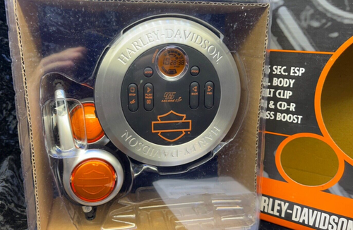 * NOS Harley Davidson Slim Batt CD Player Elect HDCDE45R Headset X-BS Bass Boost - Picture 3 of 9