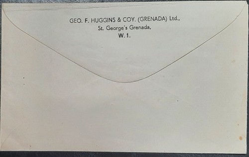 (GRD-206) GRANADA 1963 FDC Libertad del Hambre DIRIGIDO - Imagen 2 de 2