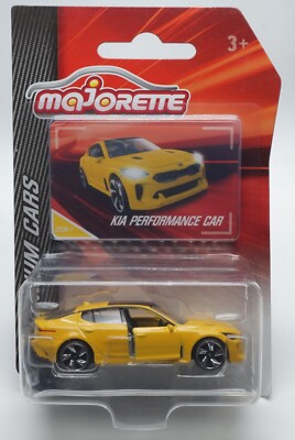 Majorette Premium Cars Kia Stinger Performance Car Yellow *** RARE ***