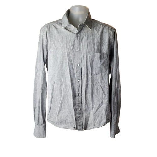 Dry Bones“THUNDERBIRD”Rayon Long Shirts Dry Bones/“THUNDERBIRD”Rayon Long Sleeve Shirts(GRAY
