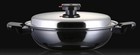 316 Ti  WATERLESS STAINLESS HEALTH COOKWARE  VERSATILE WOK SET All 7 Ply