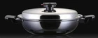 316 Ti  WATERLESS STAINLESS HEALTH COOKWARE  VERSATILE WOK SET All 7 Ply