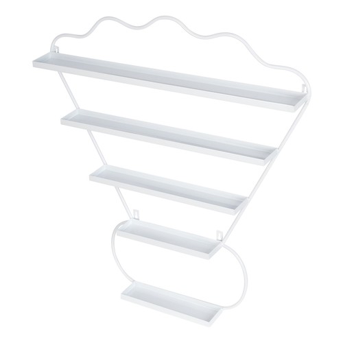 Wall Mounted 5 Tier Nail Polish Rack Holder Metal Nail Polish Display Organizer - Picture 6 of 19