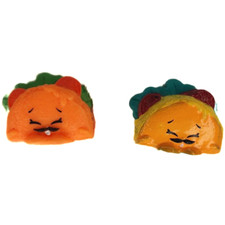 Shopkins Season 3 Taco Terrie Rare Set Of 2 Orange  Yellow