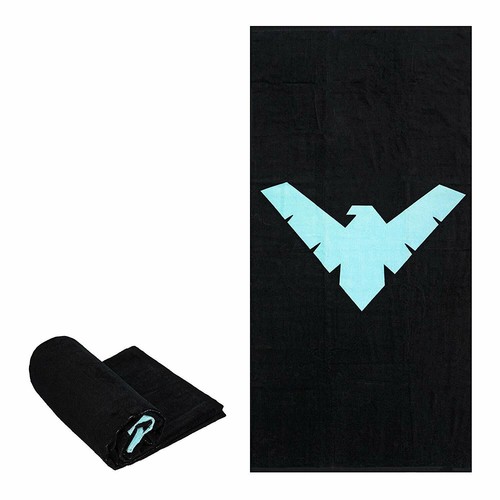 Warner DC Comics Beach Towel Batman Superman Flash Wonder Woman Aqua man Green - Picture 15 of 32